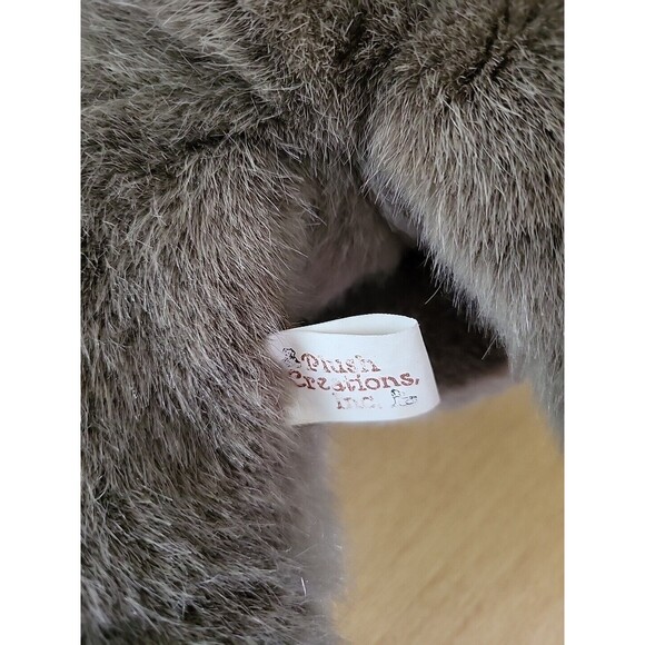 Vintage 1992 Plush Creations Plush 17" Brown Teddy Bear Stuffed Animal Preowned - Picture 3 of 7